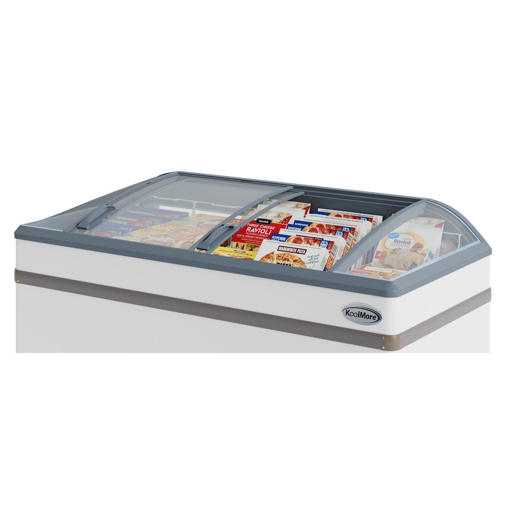 65 Inch Manual Defrost Island Chest Freezer 16 cu. ft. Capacity in White. Picture 4