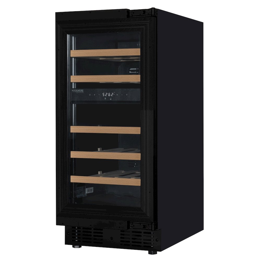 KoolMore Reserve 15 in. Under-Counter Panel Ready Dual Zone Built-in Wine Cooler. Picture 10