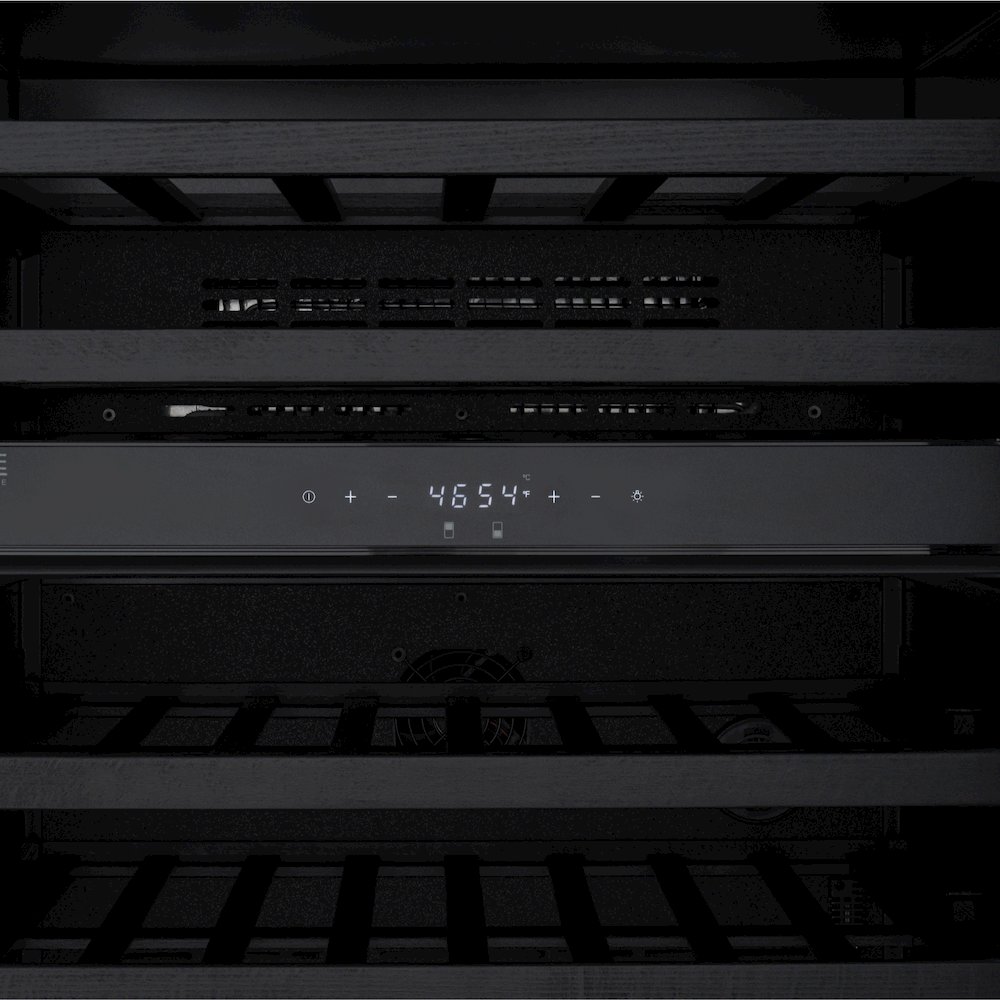 KoolMore Reserve 24 in. Under-Counter Panel Ready Dual Zone Built-in Wine Cooler. Picture 9