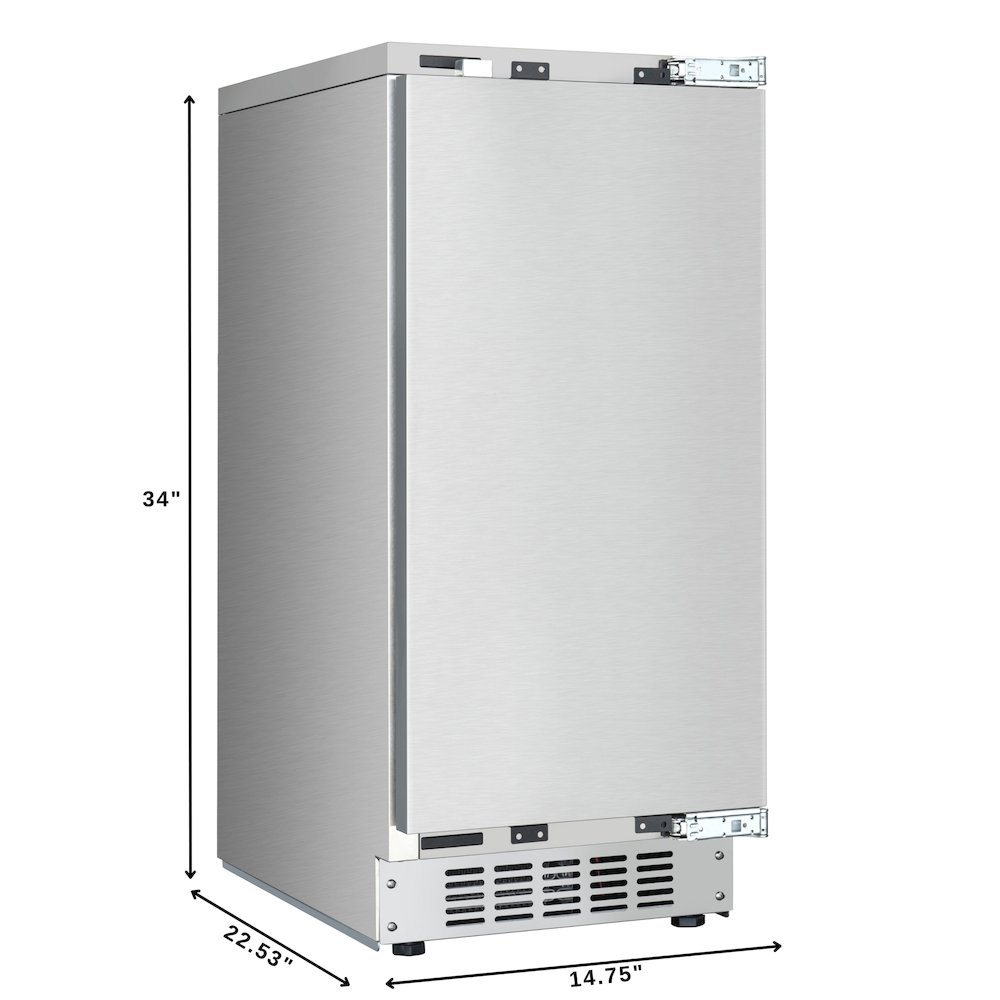 KoolMore Reserve 15 in. Residential Panel Ready Ice Maker 57 lbs/24hr. Picture 4