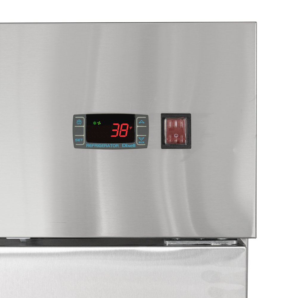 29 in. One Door Commercial Reach-in Refrigerator, 23 cu. ft. in Stainless-Steel. Picture 10