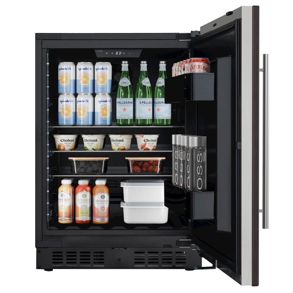 24 in. Panel Ready Compact Refrigerator, 5 cu. ft. in Black. Picture 2