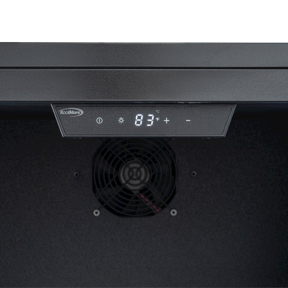 24 in. Panel Ready Compact Refrigerator, 5 cu. ft. in Black. Picture 11