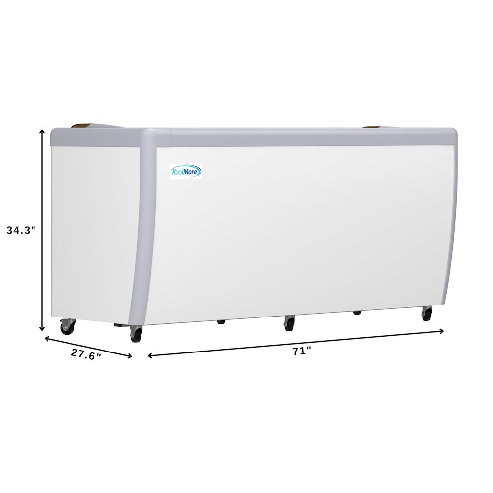70 in. Gelato Dipping Cabinet Display Freezer. Picture 4