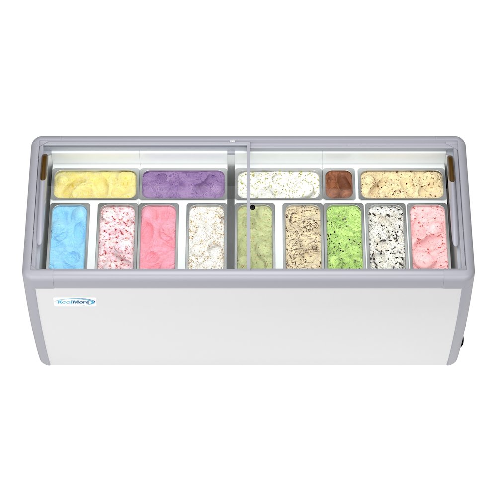 70 in. Gelato Dipping Cabinet Display Freezer. Picture 3