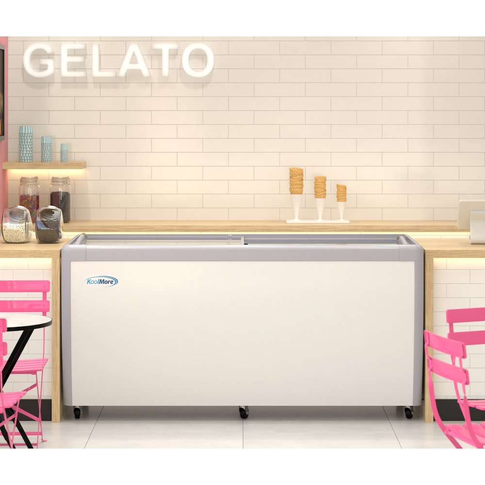 70 in. Gelato Dipping Cabinet Display Freezer. Picture 5