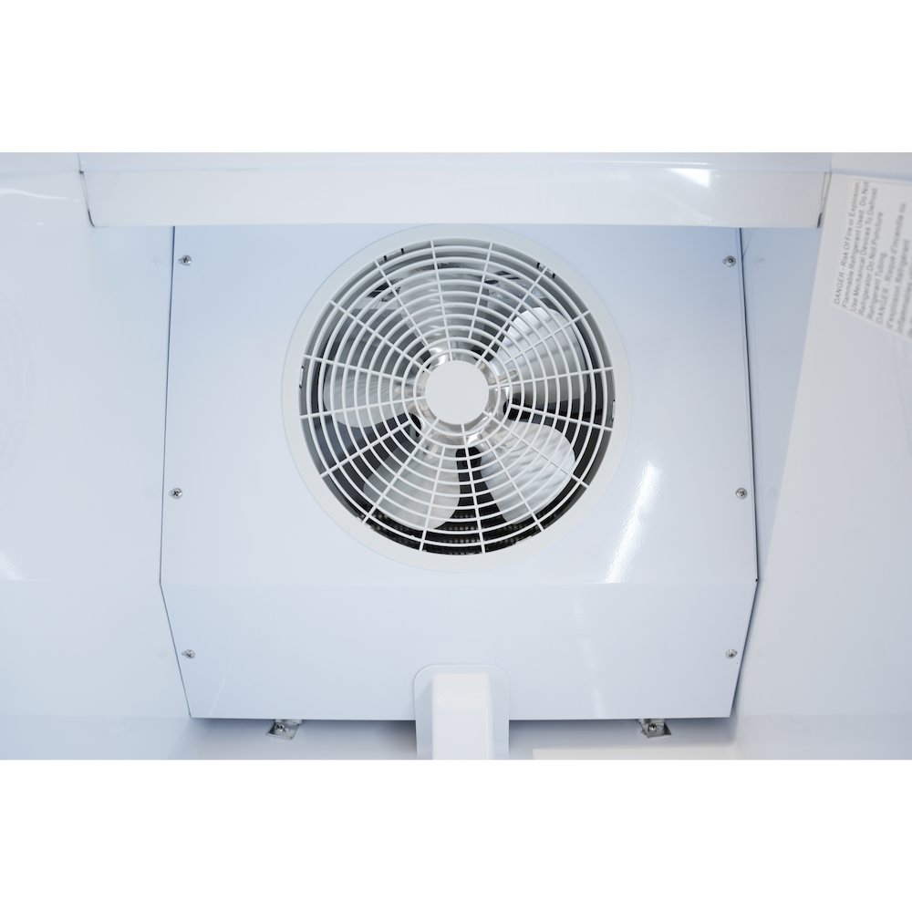 24 in. Commercial One Glass Door Merchandiser Freezer, 12 Cu. Ft. in Black. Picture 11