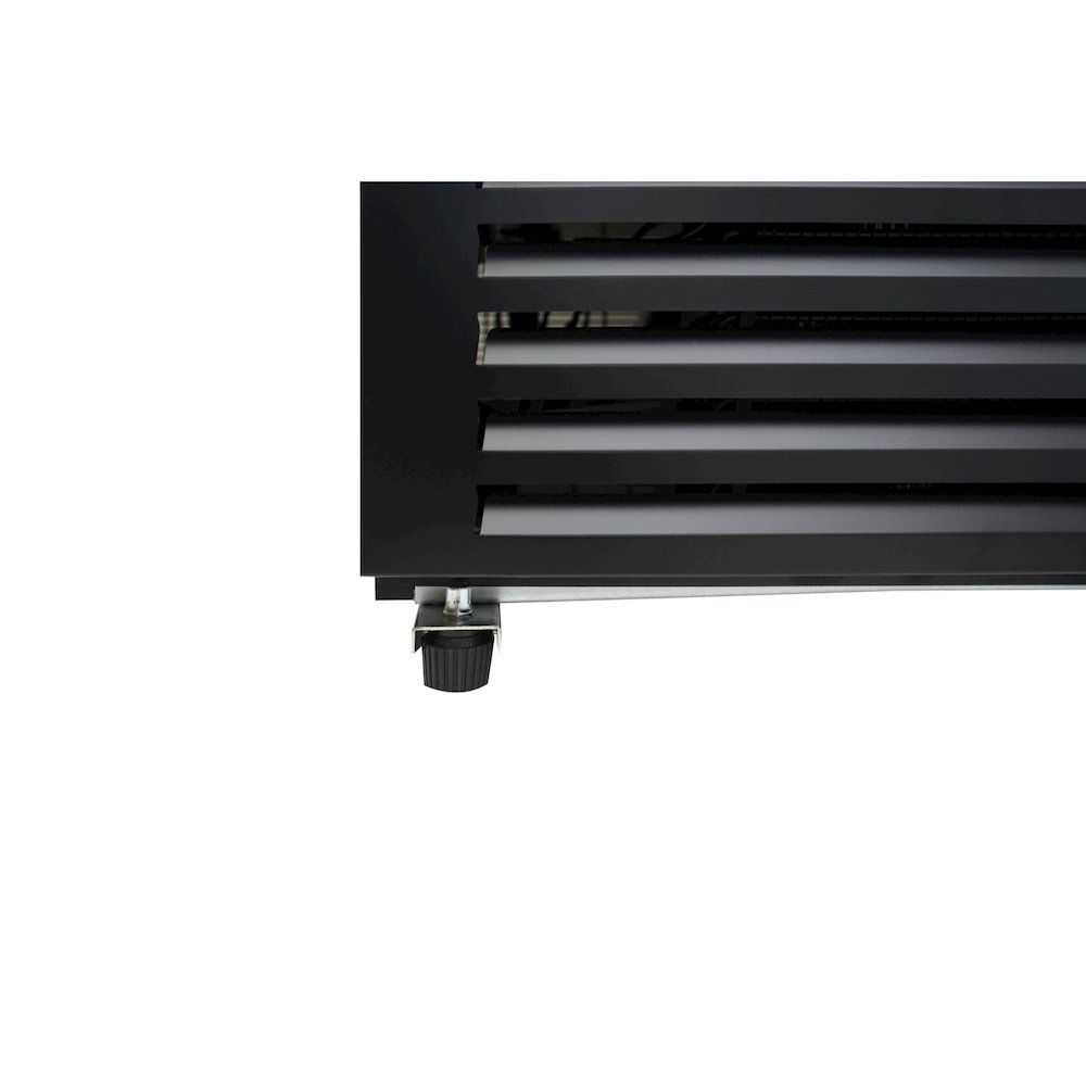 24 in. Commercial One Glass Door Merchandiser Freezer, 12 Cu. Ft. in Black. Picture 12