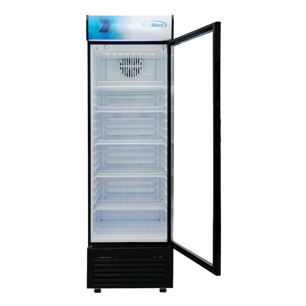26 in. Commercial Merchandiser Refrigerator with LED Lights, 15 Cu. Ft. in Black. Picture 6