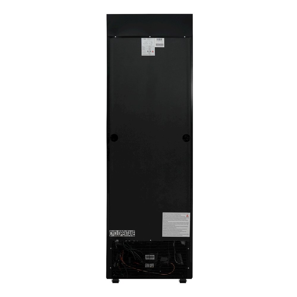 26 in. Commercial Merchandiser Refrigerator with LED Lights, 15 Cu. Ft. in Black. Picture 13