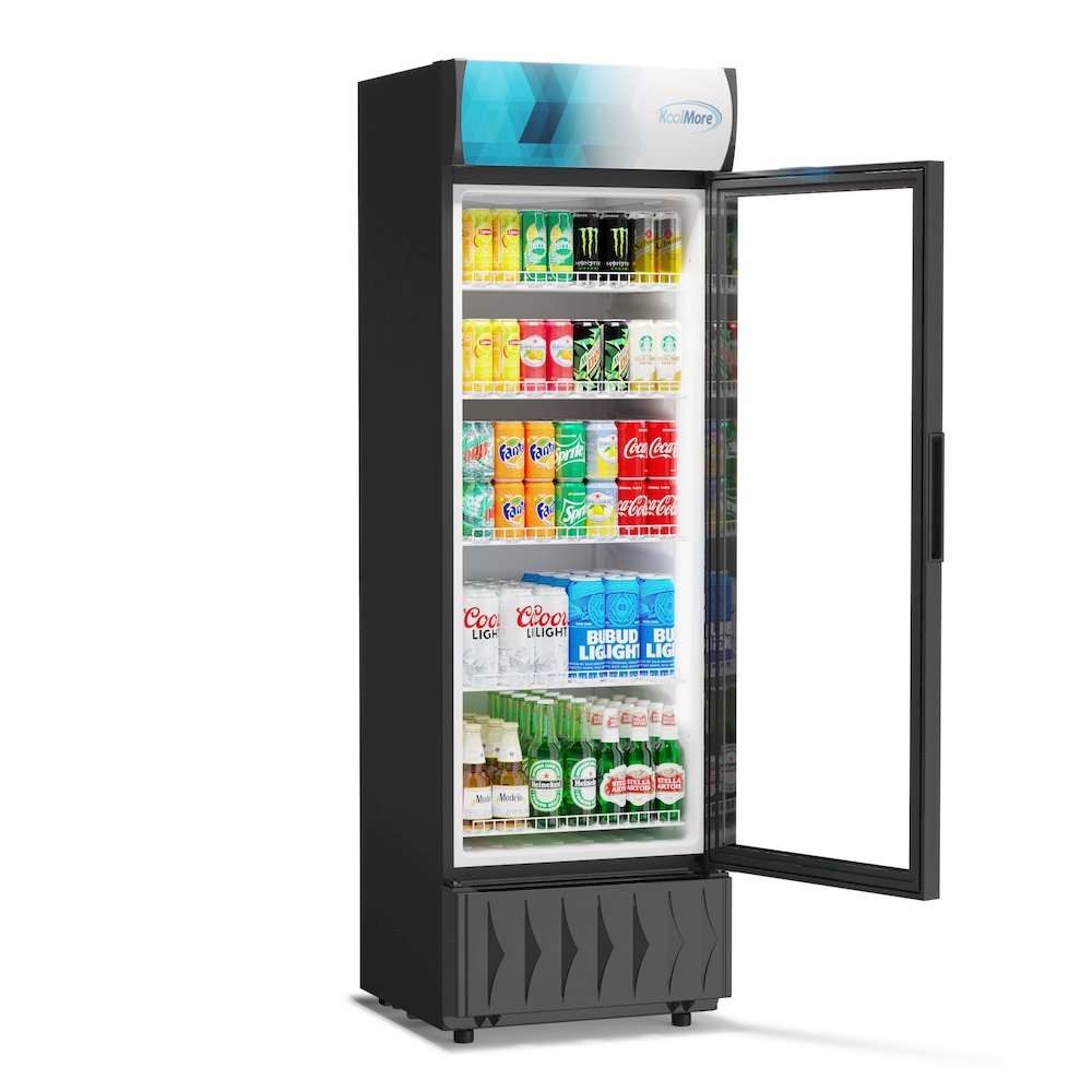 22 in. One-Door Merchandiser Refrigerator - 9 Cu. Ft.. Picture 1