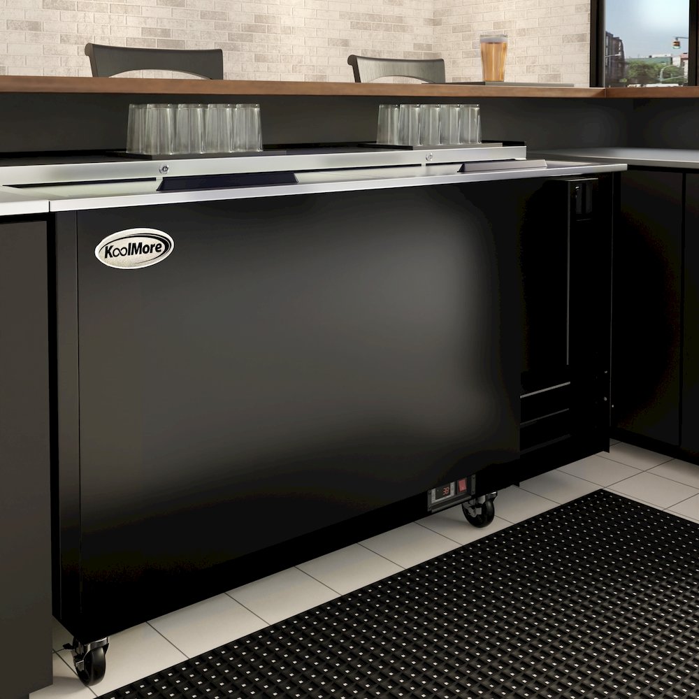 65 in. Bottle Cooler in Black with Built-In Opener, ETL Listed, 19 cu. ft.. Picture 5