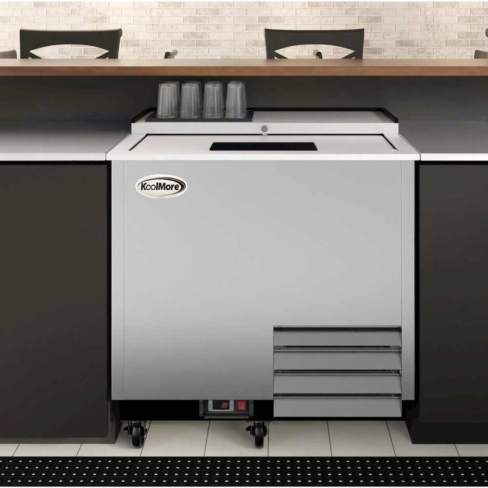 36 in. Commercial Glass Froster in Stainless Steel, ETL Listed, 9 cu. ft.. Picture 4