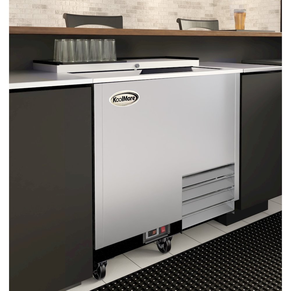 36 in. Commercial Glass Froster in Stainless Steel, ETL Listed, 9 cu. ft.. Picture 5