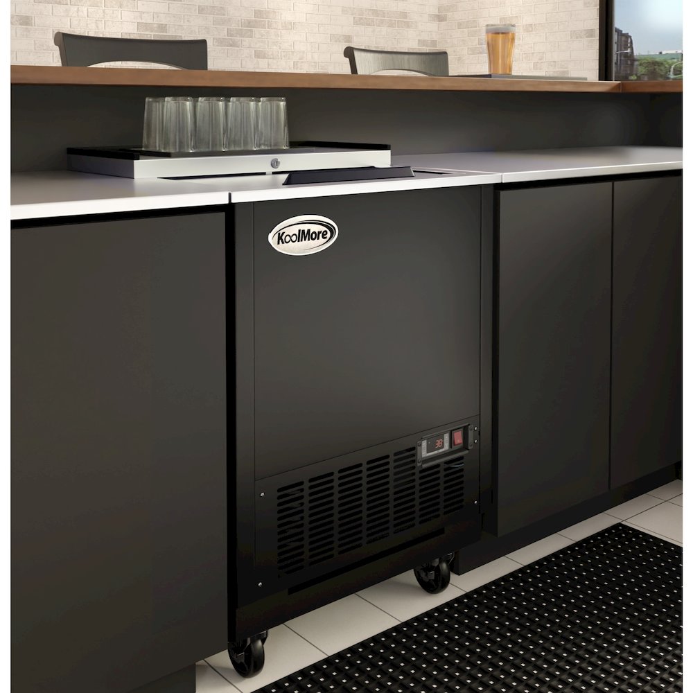 25 in. Commercial Glass Froster in Black Steel, ETL Listed, 5 cu. ft.. Picture 5