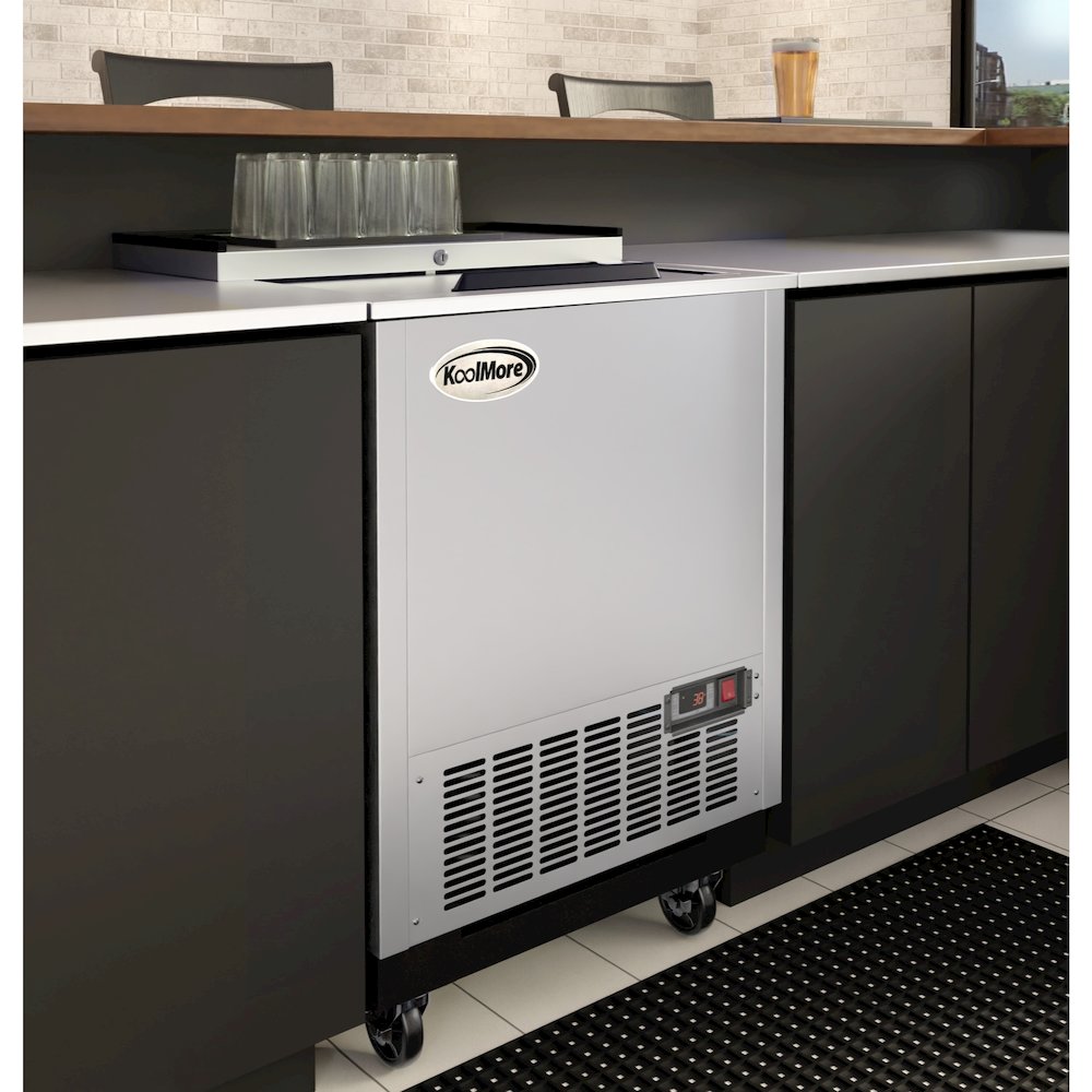 25 in. Commercial Glass Froster in Stainless Steel, ETL Listed, 5 cu. ft.. Picture 5