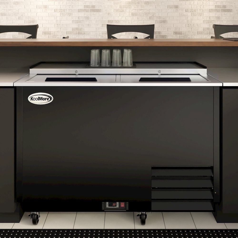 50 in. Commercial Glass Froster in Black Steel, ETL Listed, 14 cu. ft.. Picture 4