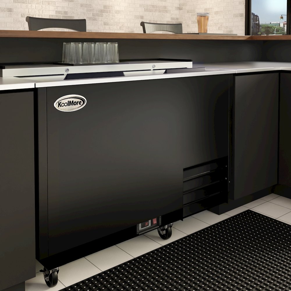 50 in. Commercial Glass Froster in Black Steel, ETL Listed, 14 cu. ft.. Picture 5