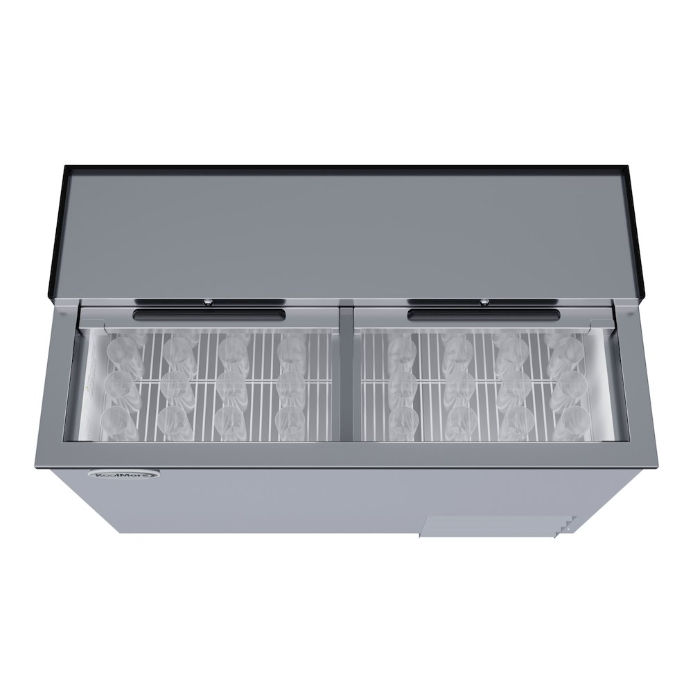 50 in. Commercial Glass Froster in Stainless Steel, ETL Listed, 14 cu. ft.. Picture 1