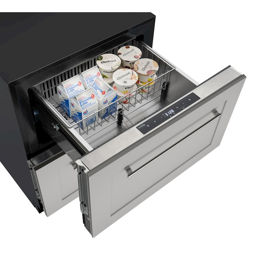 23 in. Panel Ready Two-Drawer Refrigerator and Freezer. Picture 2