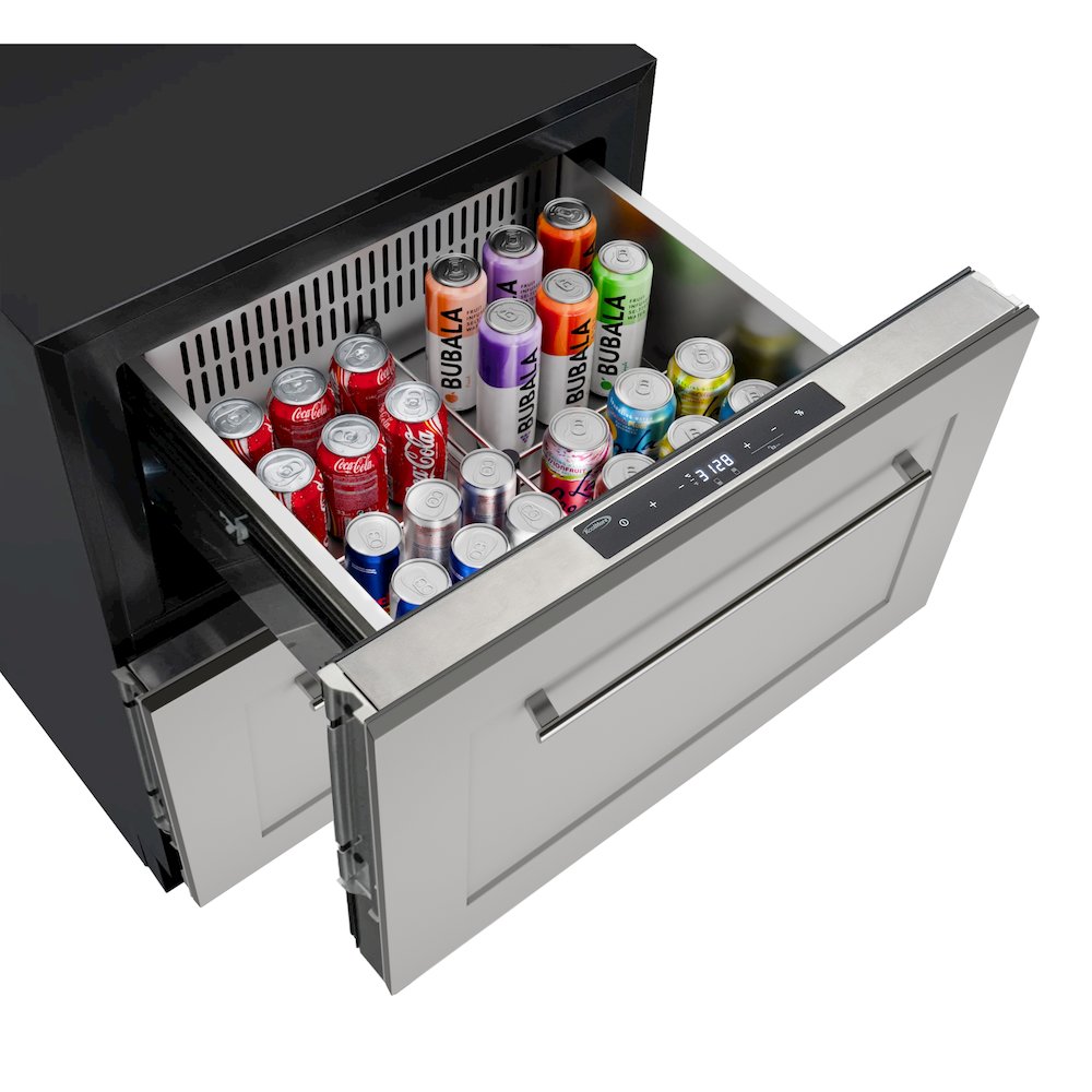 23 in. Panel Ready Two-Drawer Refrigerator and Freezer. Picture 5