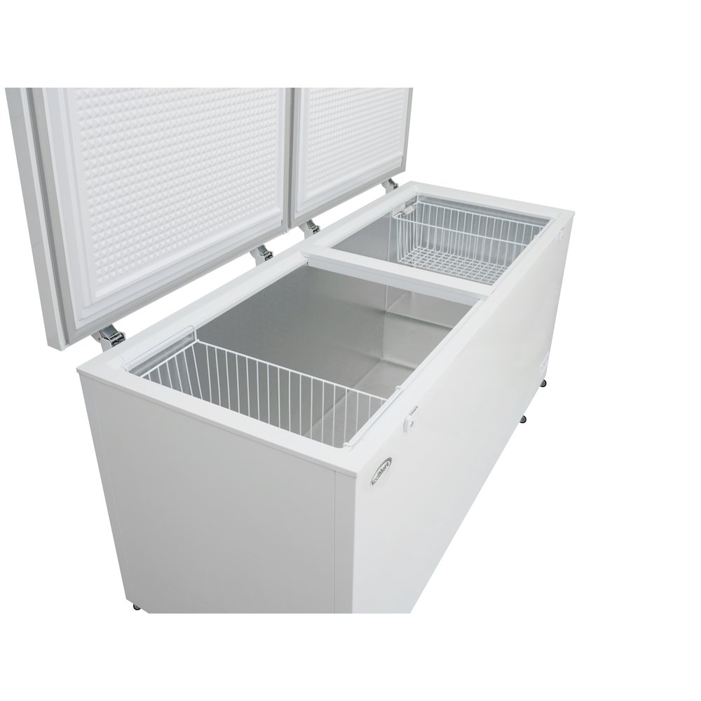 79 in. Commercial Chest Freezer, 30 Cu. Ft. in White, ETL Listed. Picture 8