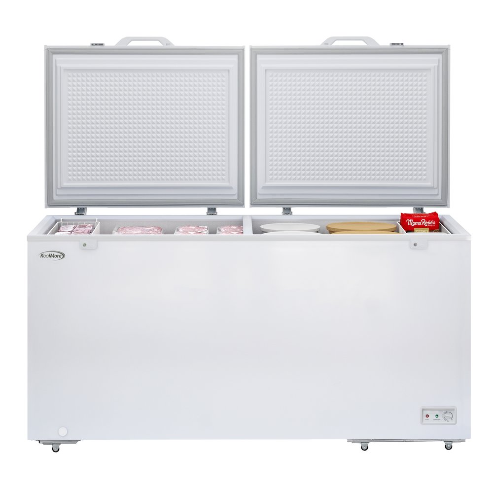 79 in. Commercial Chest Freezer, 30 Cu. Ft. in White, ETL Listed. Picture 1