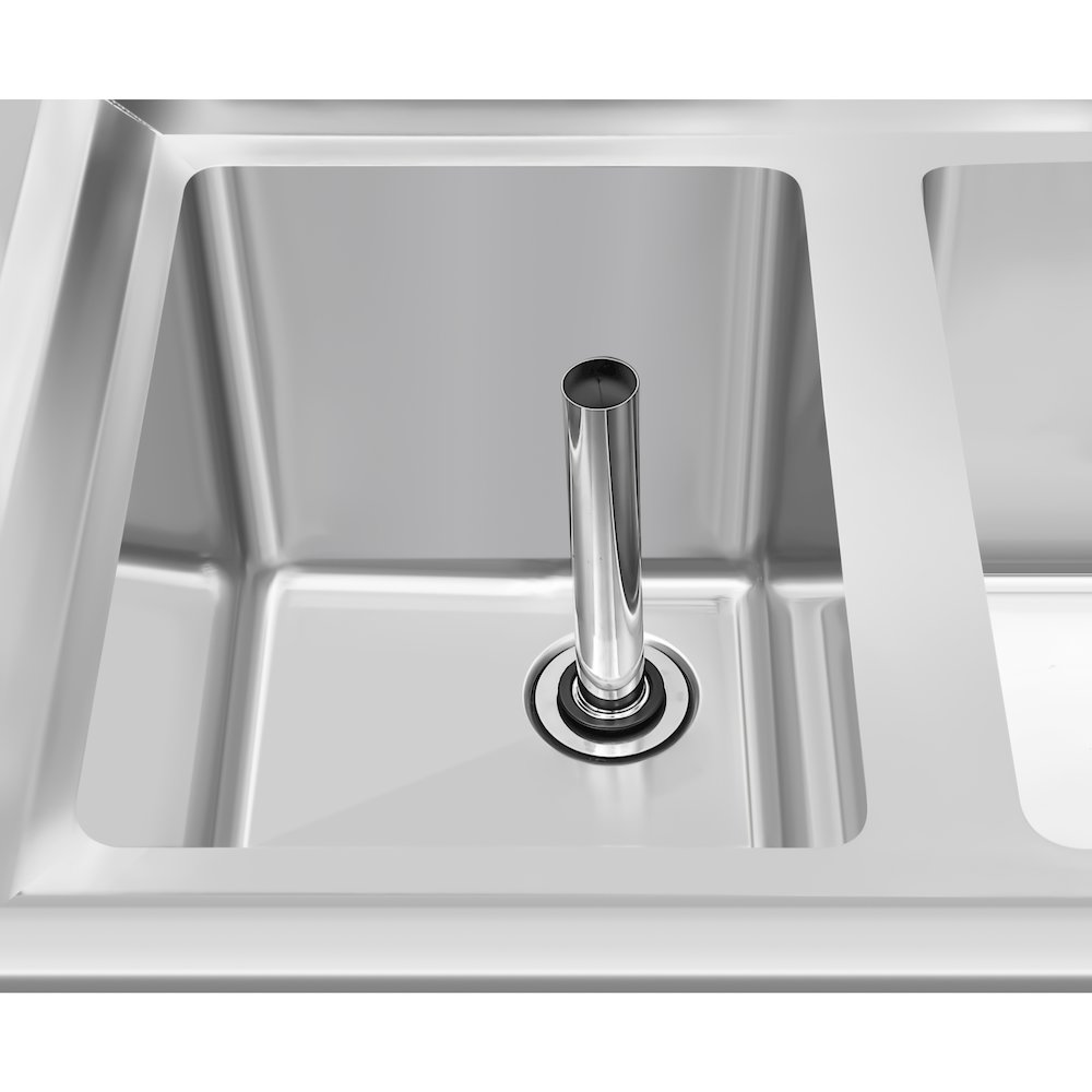 48 in. Three-Compartment Under-Bar Sink. Picture 8