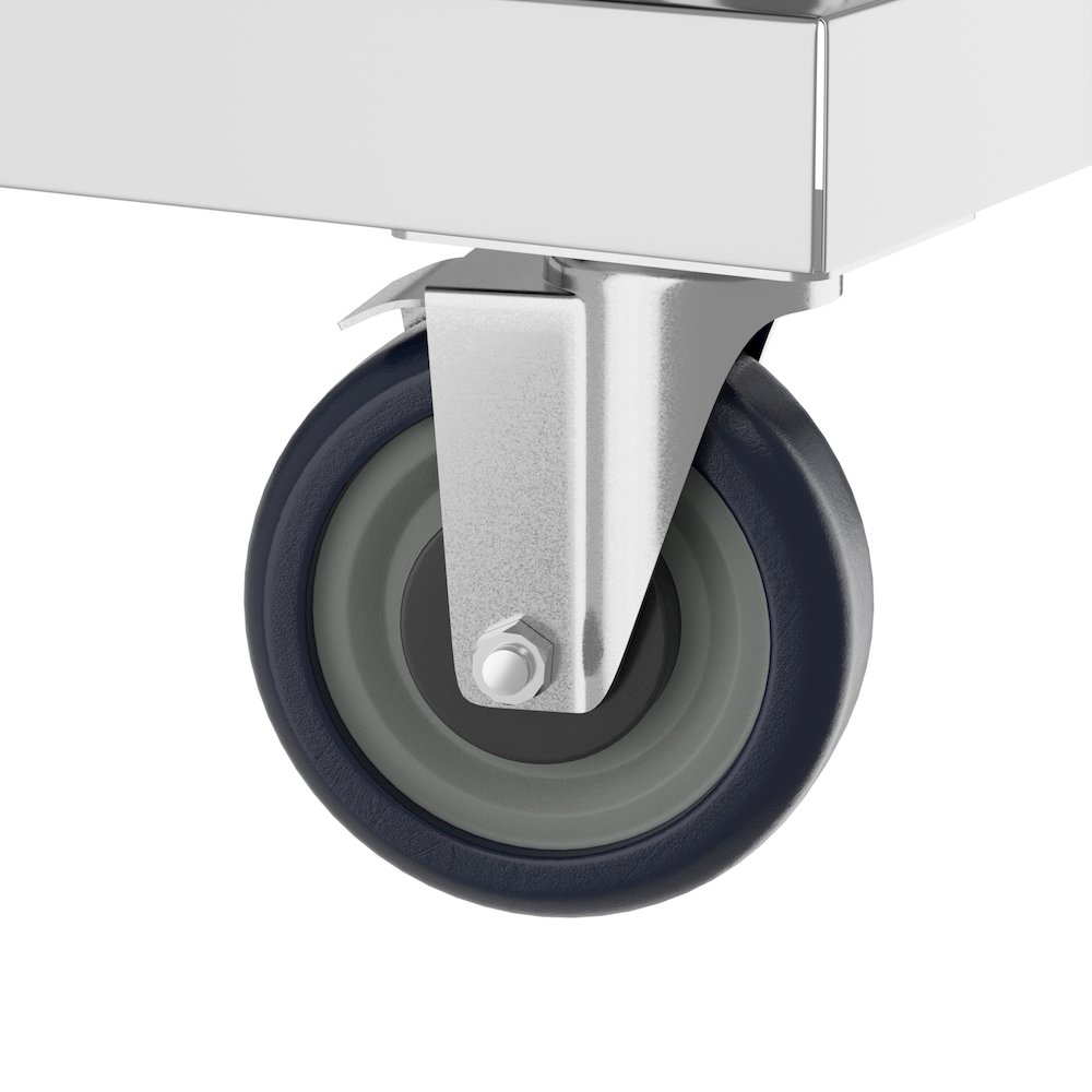 36 in. Commercial Mobile Outdoor Grill in Stainless Steel. Picture 10