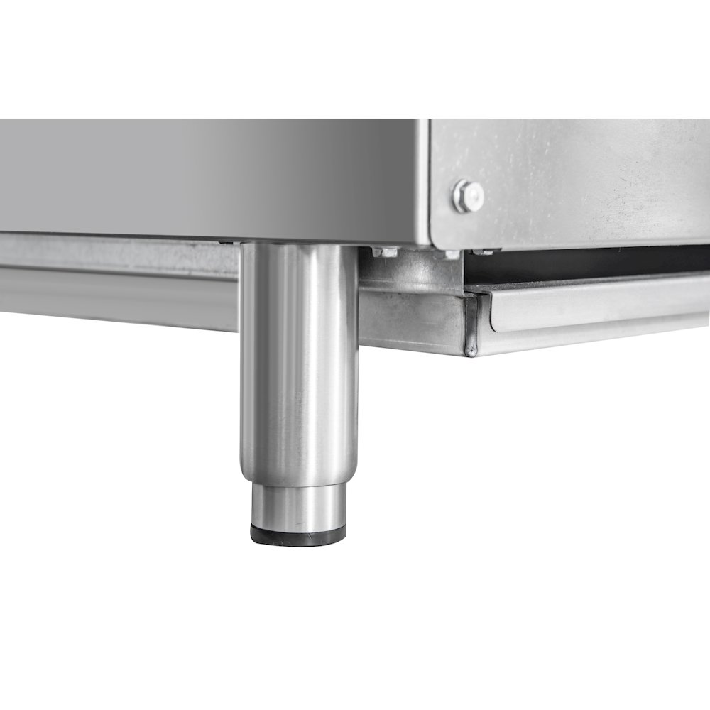24 in. Commercial Four-Burner Step Up Range, 104000 BTU in Stainless-Steel. Picture 11