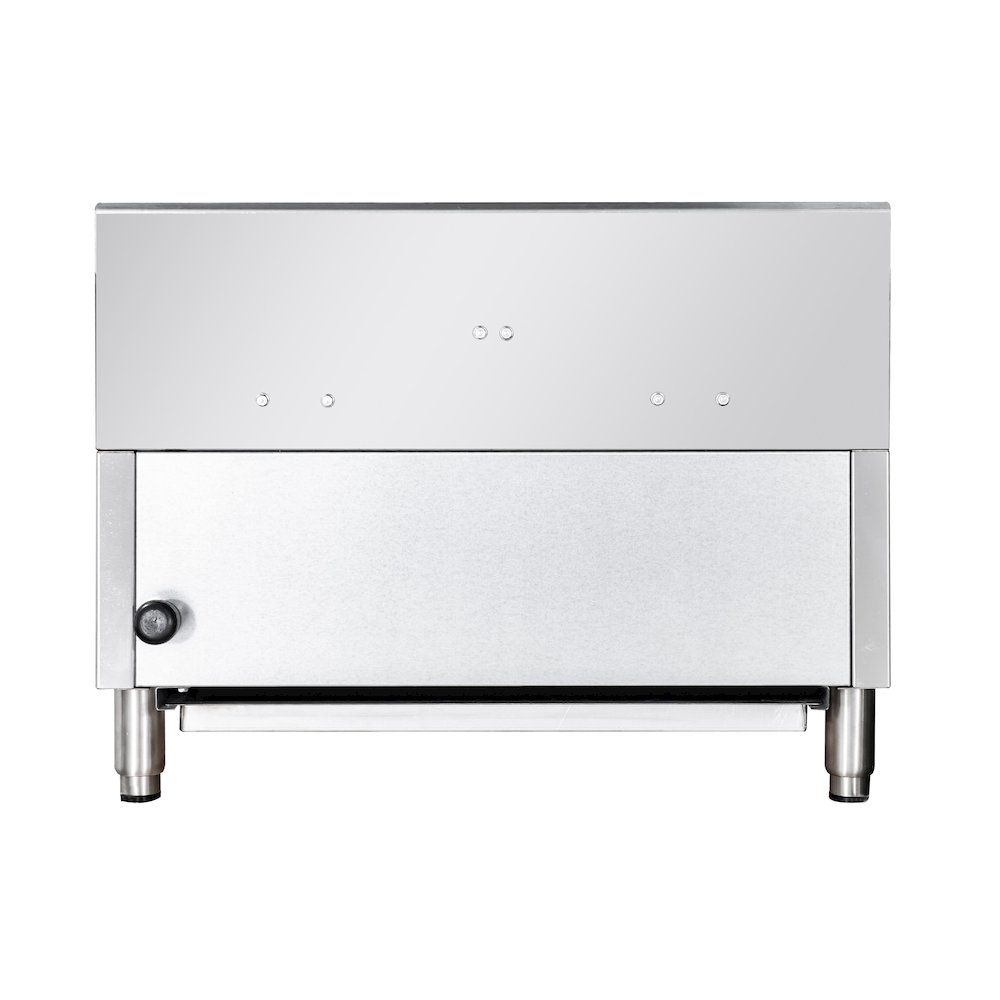 24 in. Commercial Four-Burner Step Up Range, 104000 BTU in Stainless-Steel. Picture 12