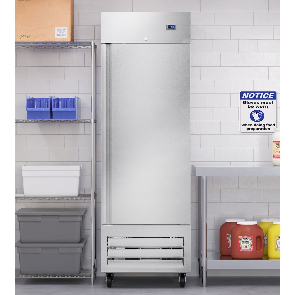 27 in. One Door Convertible Refrigerator/Freezer. Picture 5