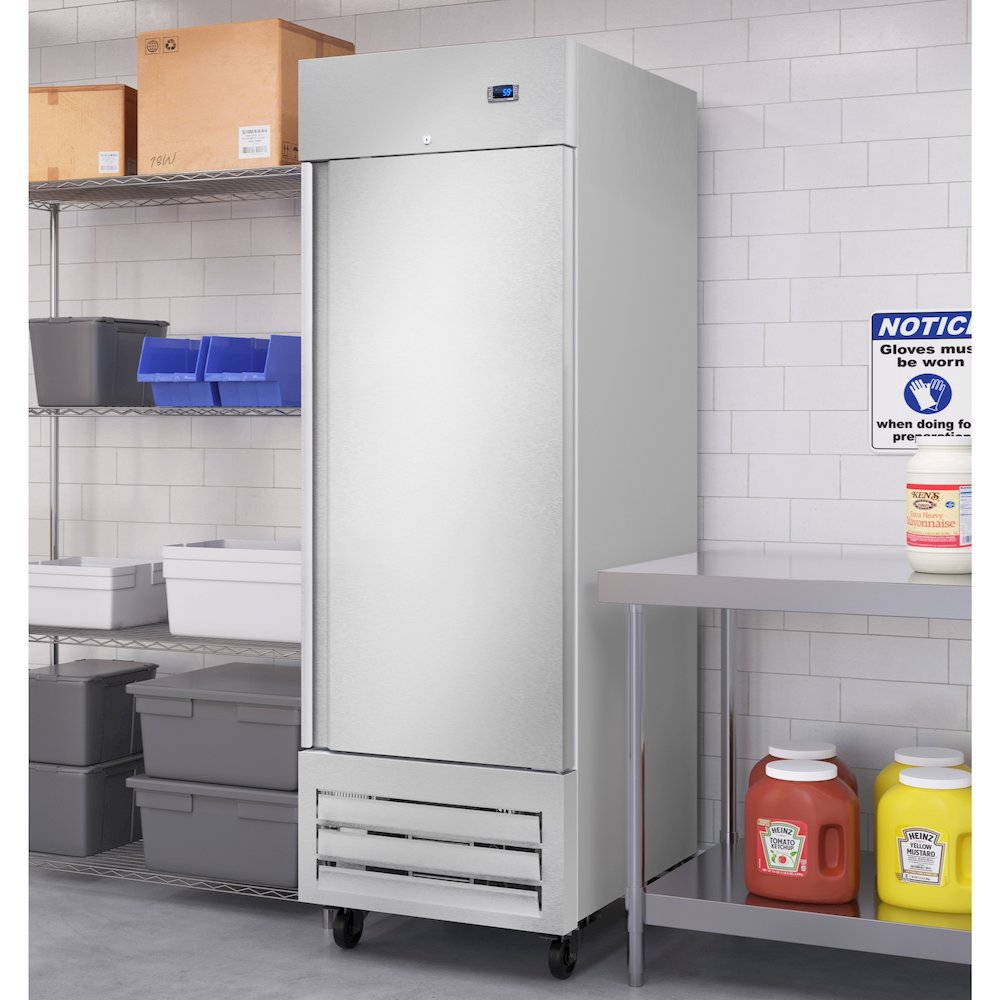27 in. One Door Convertible Refrigerator/Freezer. Picture 6