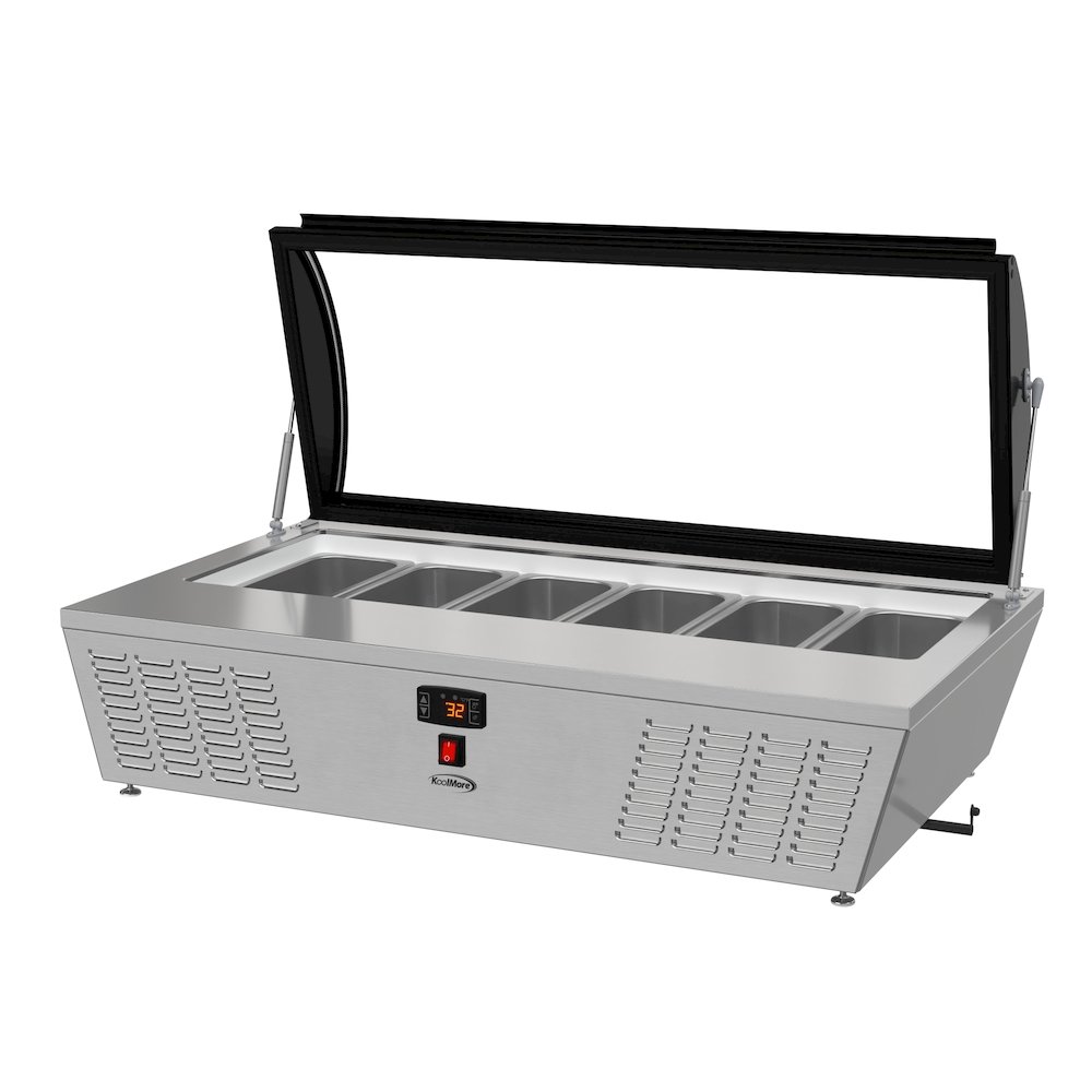 45 in. 6-Pan Countertop Ice Cream Display Freezer. Picture 7