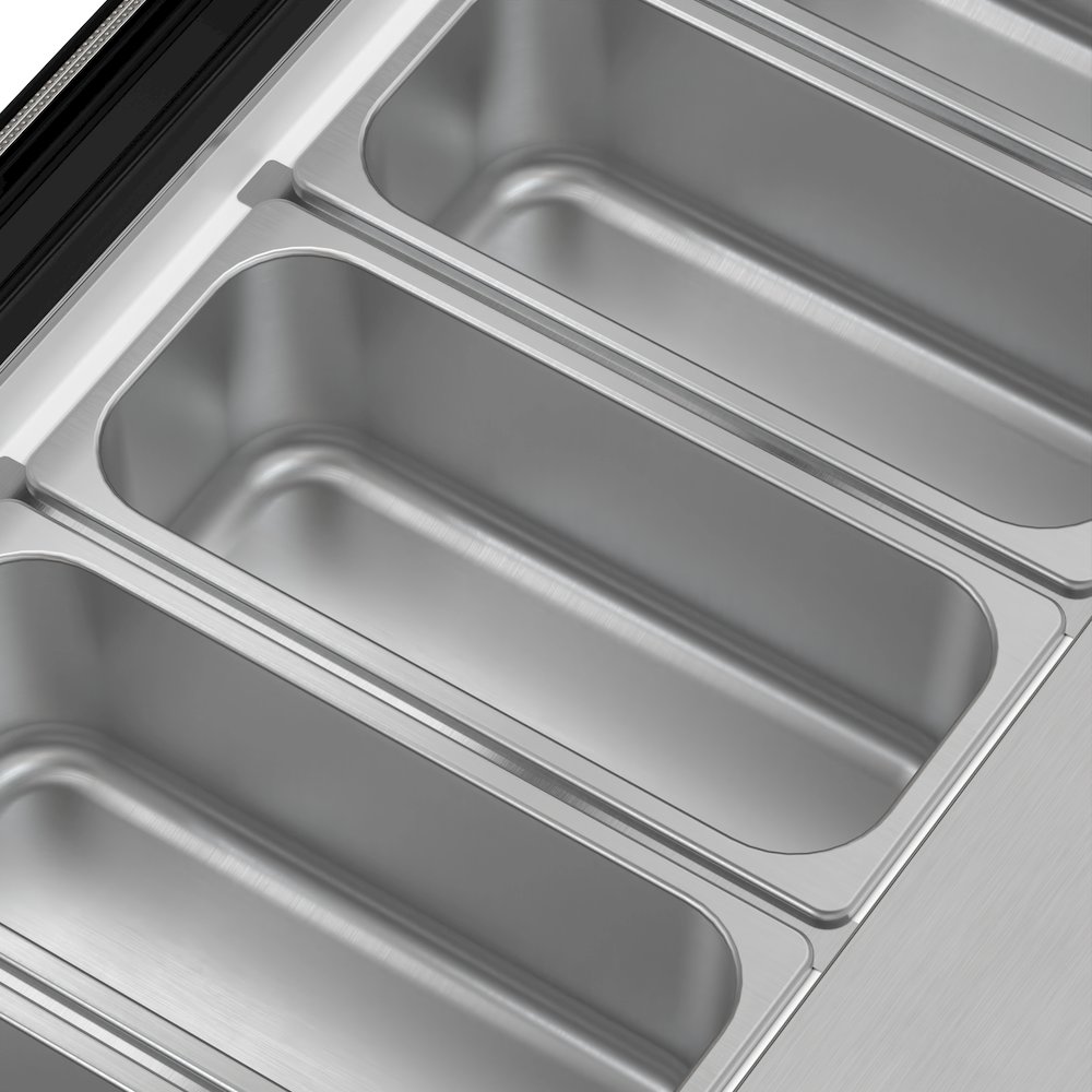 45 in. 6-Pan Countertop Ice Cream Display Freezer. Picture 8