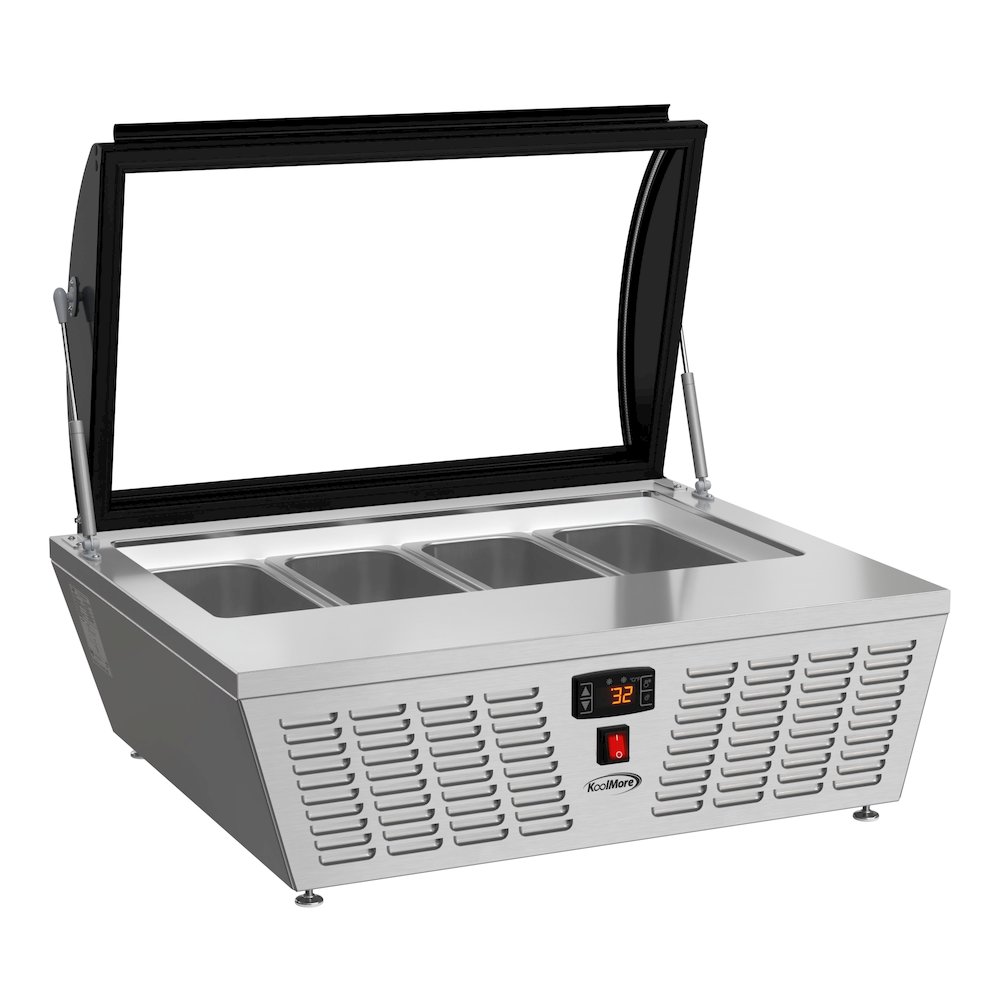 32 in. 4-Pan Countertop Ice Cream Display Freezer. Picture 7