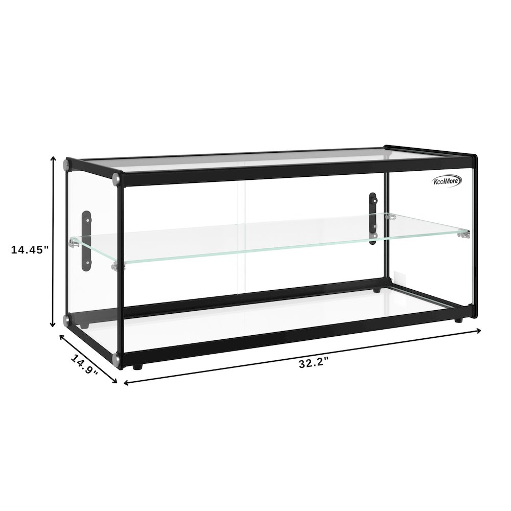 33 in. 2 Tiered Pastry Display Case. Picture 5