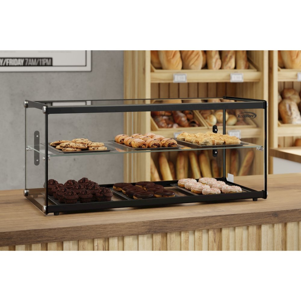33 in. 2 Tiered Pastry Display Case. Picture 4