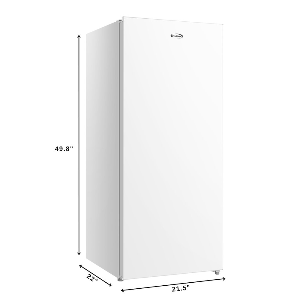 7 cu. ft. Garage Ready Convertible Upright Freezer/Refrigerator in White. Picture 4