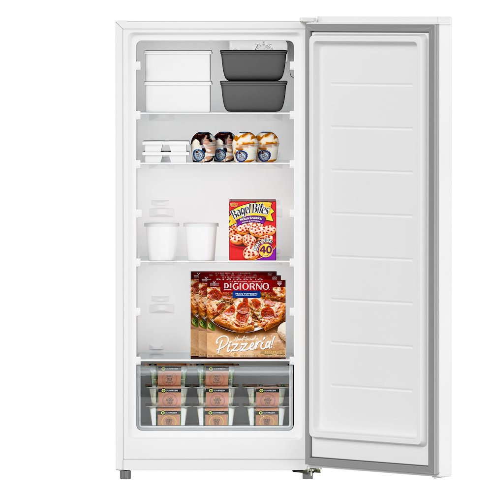 7 cu. ft. Garage Ready Convertible Upright Freezer/Refrigerator in White. Picture 1