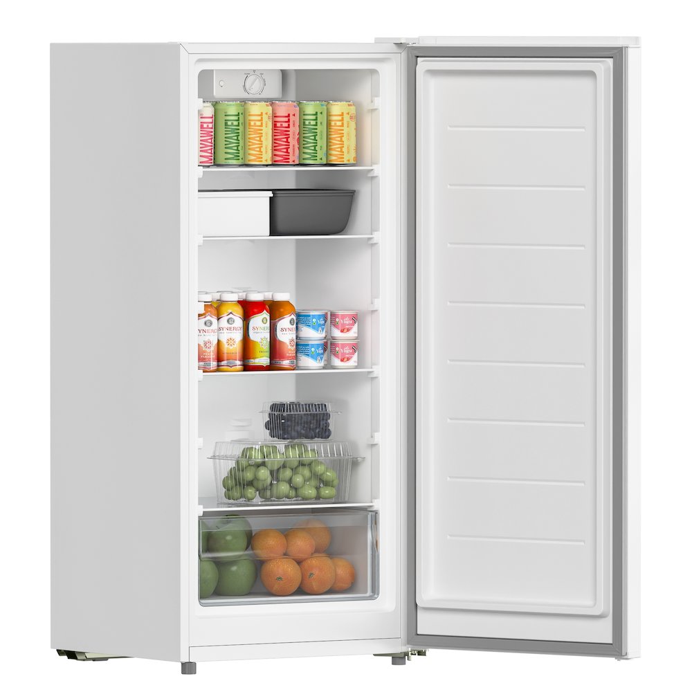 7 cu. ft. Garage Ready Convertible Upright Freezer/Refrigerator in White. Picture 2