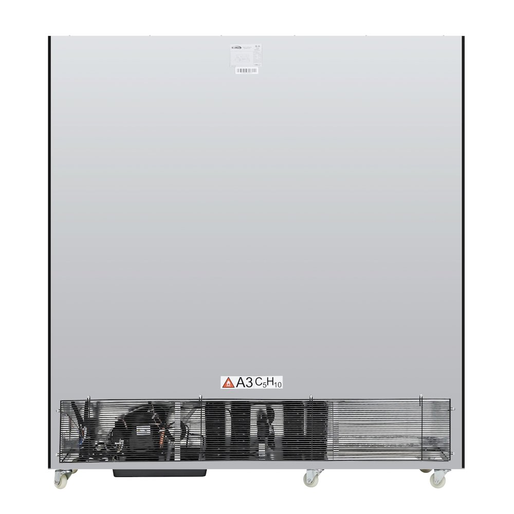 71 in. 3 Fully Glass Door Merchandiser Refrigerator, 46 cu. ft. in Black. Picture 13