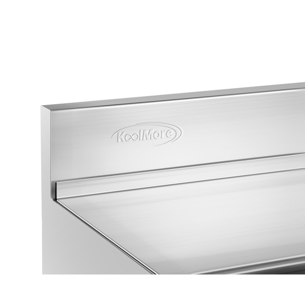 24 in. Commercial Underbar Ice Bin with Siding Lid in Stainless Steel. Picture 9