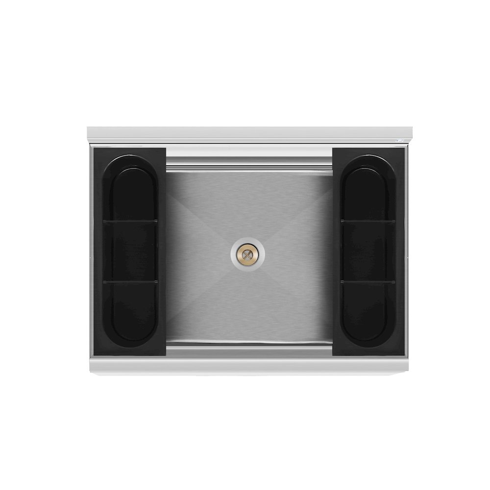 24 in. Commercial Underbar Ice Bin with Siding Lid in Stainless Steel. Picture 10