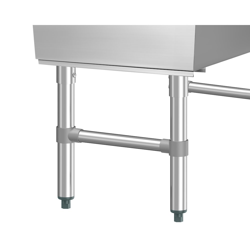24 in. Commercial Underbar Ice Bin with Siding Lid in Stainless Steel. Picture 11