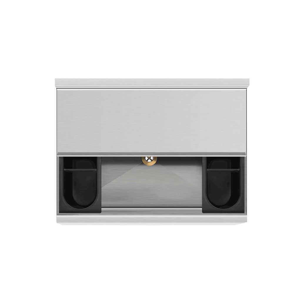 24 in. Commercial Underbar Ice Bin with Siding Lid in Stainless Steel. Picture 12