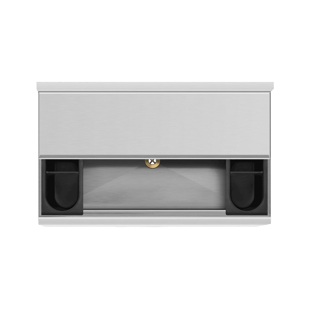 30 in. Commercial Underbar Ice Bin with Siding Lid in Stainless Steel. Picture 8