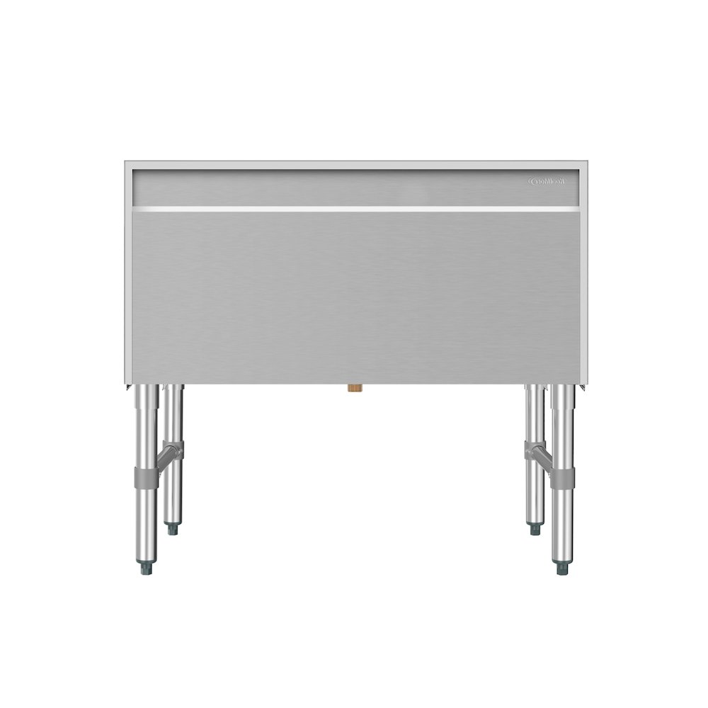 36 in. Commercial Underbar Ice Bin with Siding Lid in Stainless Steel. Picture 13