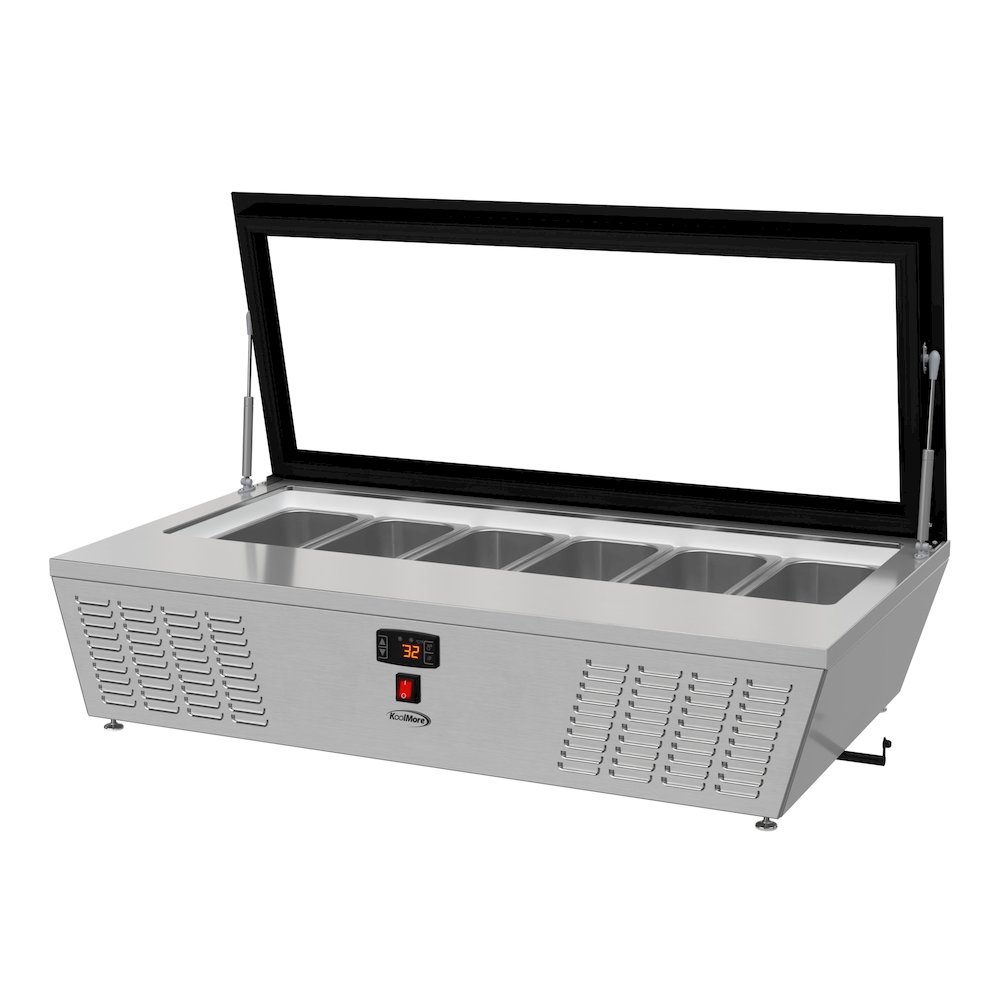 45 in. 6-Pan Countertop Ice Cream Display Freezer. Picture 7