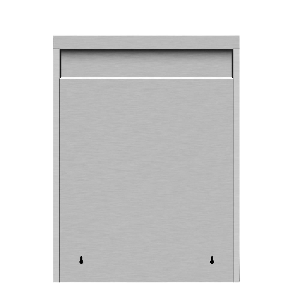 24 in. Kitchen Wall Cabinet with Hinged Doors and 2 shelves in Stainless-Steel. Picture 13